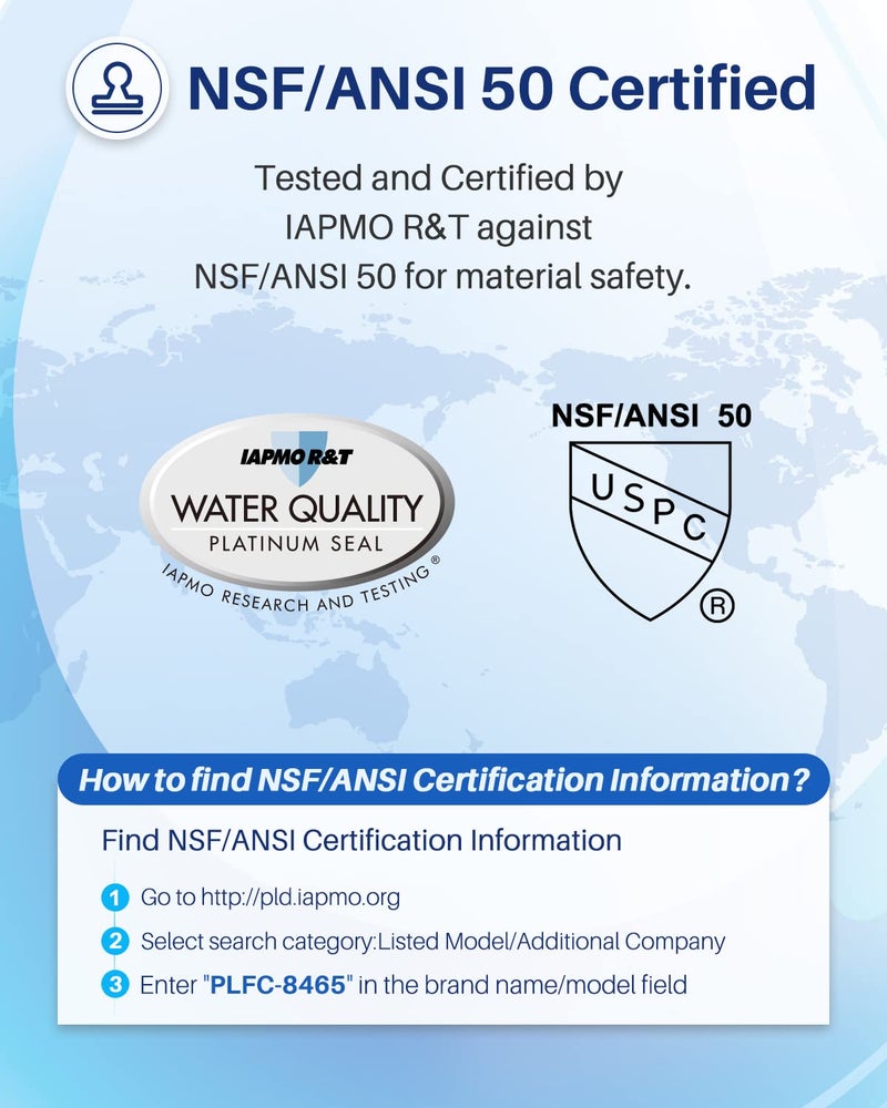 TOREAD NSF-50 Certified Watkins 31114 Replacement Tiger River Spa Filter, Compatible Unicel C-8465, PWK65, Filbur FC-3960, 71827, 71828 Hot Tub Filter, 65 sq. ft Hot Spring Spa Filter(1) - Image 2